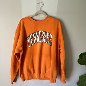 VTG 1990s Spell Out Tennessee Crewneck in Orange